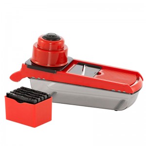 Cortadora de verduras de cocina Cuchillas de acero inoxidable ajustables Fruta de alimentos Cortadora de cortadora de Julienne Cortador Chopper Grater