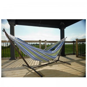 Hamaca corlorful brasileña doble - Cama para dos personas para tela de algodón tejida para uso en el patio trasero, el porche, el exterior y el interior para comodidad suprema, hecha a mano