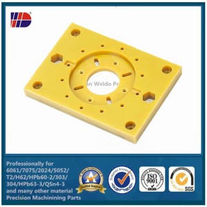 Blanco POM ingeniería plástico cnc fresado torneado machinnig repuestos