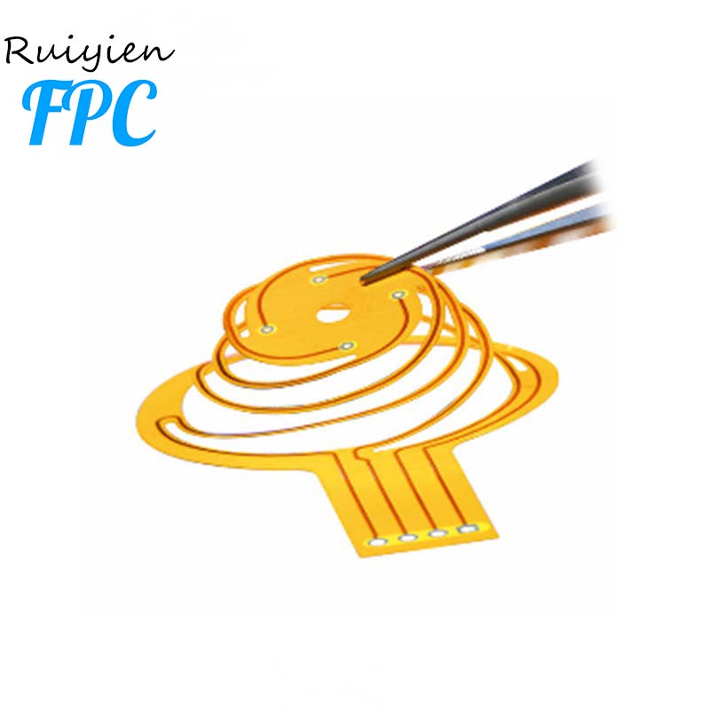 OEM Dedo de oro Fabricación de FPC flexible Pequeño FPC Control remoto universal Sensor de huellas dactilares Placa de circuito impreso flexible