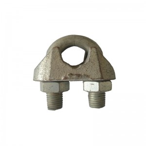 Rigging Hardware DIN1142 galvanizado Clip de cable de alambre maleable