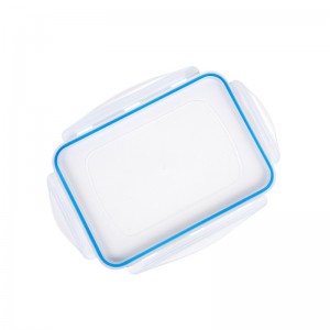 Recipientes de almacenamiento de cereales a prueba de fugas de plástico libres de BPA con tapas de cierre - Juego de 4 (122.99 oz / 3.6L)