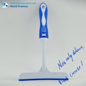 Escobilla de goma cuadrada de la ventana de Akbrand con la manija suave de TPR