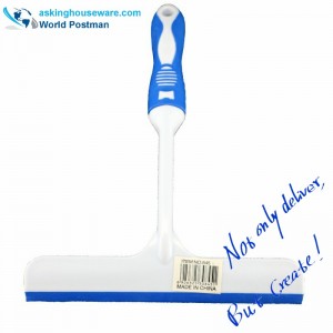 Escobilla de goma cuadrada de la ventana del tamaño medio de Akbrand con la manija suave de TPR