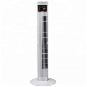 torre eléctrica del ventilador pantallas de visualización LCD ventilador de control remoto 120 CM ventilador sin aspas CB CE SAA KC D36-1