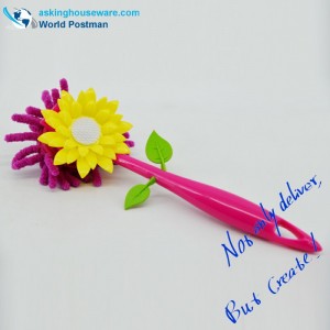 Akbrand, cocina, olla, limpieza, plumero, con decoración de girasol