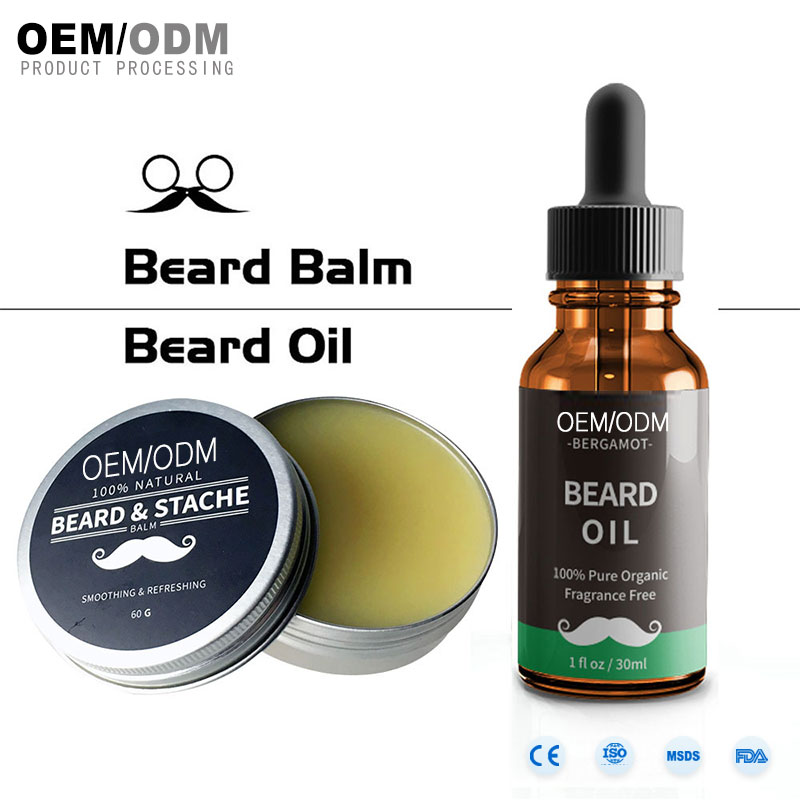 Bálsamo orgánico natural perfumado del cuidado de la barba de la etiqueta privada para la crema del crecimiento de la barba Bálsamo de la barba