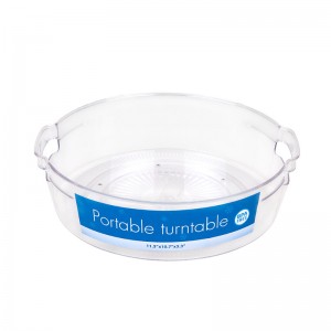 Bandeja giratoria portátil de la placa giratoria de la placa giratoria del gabinete