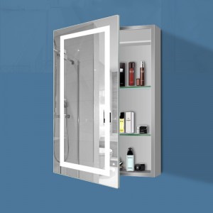 Gabinete de medicina con espejo retroiluminado y retroiluminado LED de lujo de la UE y los EE. UU.-ENE-AC-101