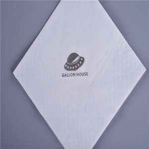 Servilletas de papel de cóctel de diseño personalizado para restaurantes.