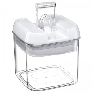 Juego de 6 recipientes de almacenamiento de cereal de alimentos herméticos de plástico sin BPA