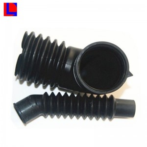 ISO9001 aprobado personalizar fuelles de caucho de silicona negro