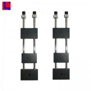 China fabrica la pieza de acero de caucho de caucho