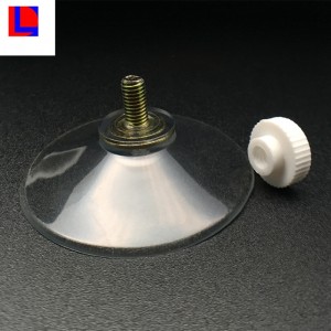 Baño de PVC con ventosa transparente, ventosa.