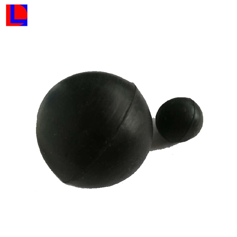 Customed negro sólido EPDM SBR NBR pelota de goma