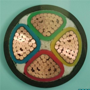 Cable de alimentación 0.6 / 1kv xlpe aislado 4C 25mm2 4C 16mm2 para IEC60502