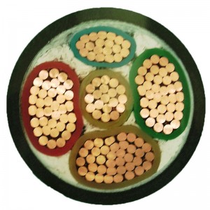 Cable de alimentación de 5 núcleos 0.6 / 1kv LV 5x16mm2 5x25mm2 5x95mm2 5x120mm2