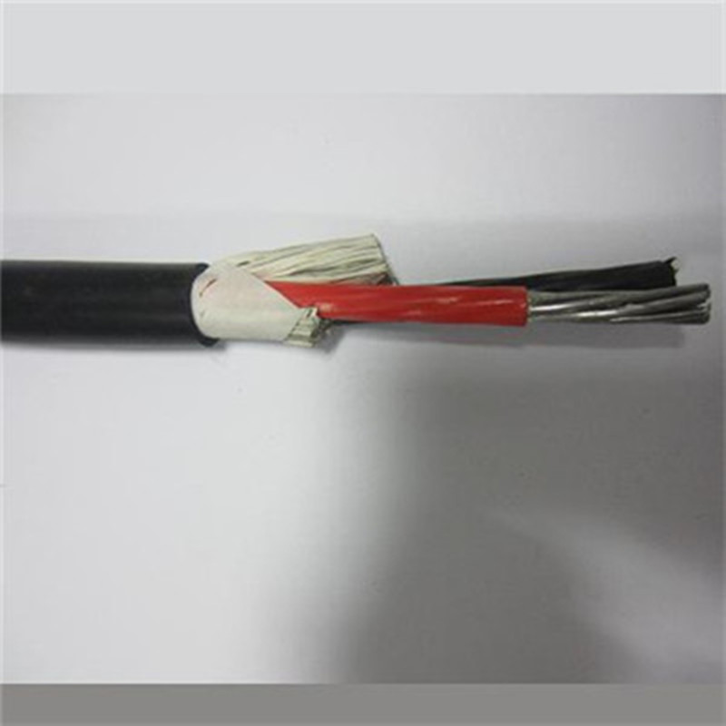 Bajo voltaje del cable de aluminio de la base del metro 2 de la prenda impermeable de la chaqueta del HDPE / PE