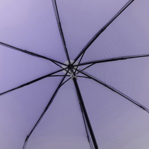 Paraguas cambiante creativo de la pendiente del color del paraguas del doblez de la promoción 21inch