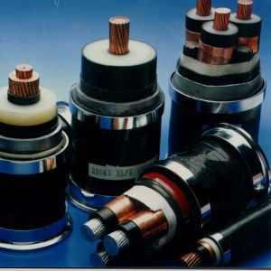 Cable de alimentación HV blindado con cable de cobre 66KV para sistema de transmisión grande