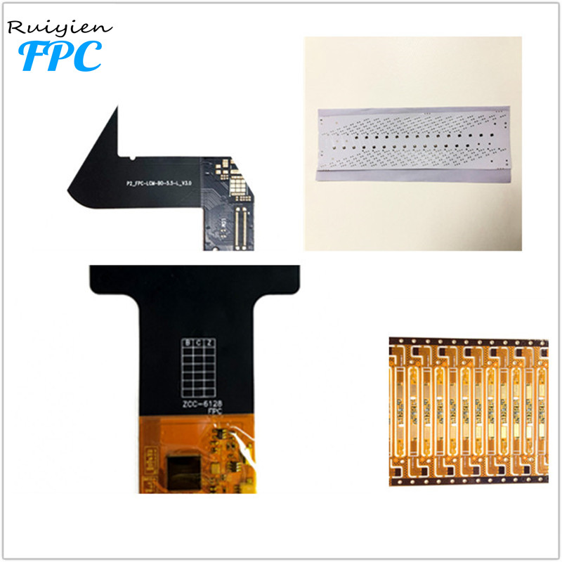 Placa de circuito impreso flexible multicapa de alta calidad Ruiyien, fabricantes de circuitos flexibles, placa de circuito de impresión flexible