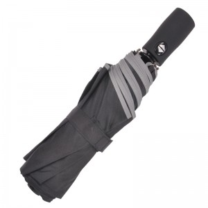 Paraguas de sombrilla de coche a prueba de viento negro completamente automático para Benz