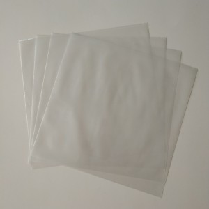 33RPM Premium Protective Flat Poly Vinyl Record Fundas exteriores para mangas