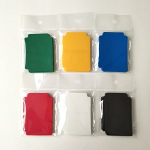 Divisores de tarjetas de juego negros para estuches de mazos