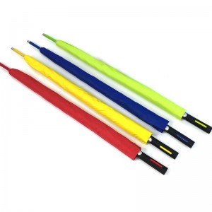 27 pulgadas publicidad colorido marco de fibra de vidrio Paraguas de golf Una sola capa Paraguas abierto automático