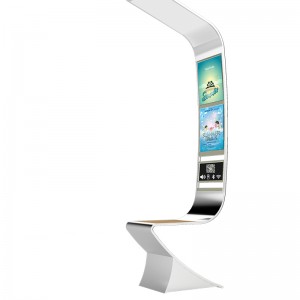 Equipo publicitario Iluminación LED solar Banco inteligente