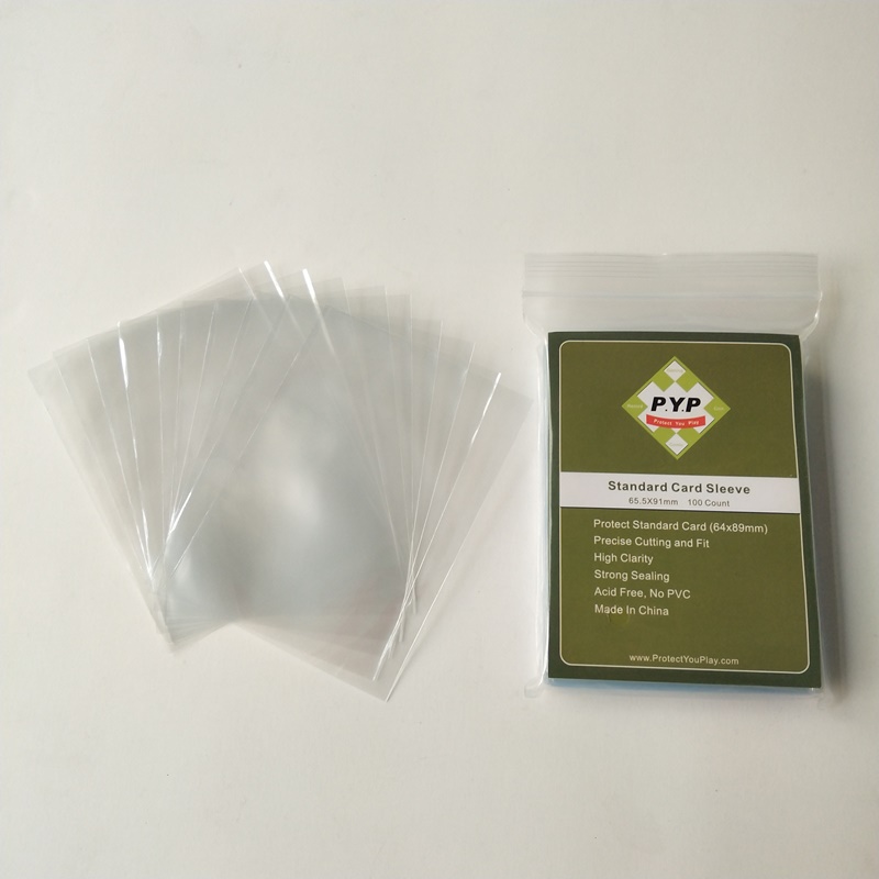 Funda de tarjeta estándar Crystal Clear Pro-fit 63.5x88mm Juego de mesa