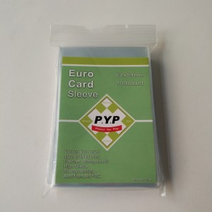 Crystal Clear Standard Euro Size Card Sleeve 59x92mm Board Game Card Sleeves