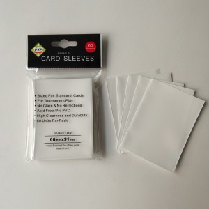 Blanco Matt Deck Protectores Mangas Tamaño estándar MTG Pokémon