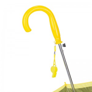 Paraguas de forma animal con diseño de dibujos animados Paraguas abierto automático de 19 pulgadas para niños