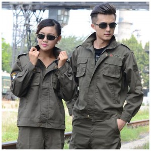 Traje de saneamiento de color naranja fluorescente personalizado profesional