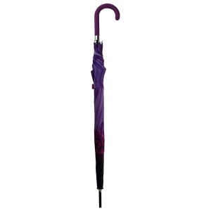 Moda Sun Parasol Auto Open Compact para exteriores Recta paraguas con logo