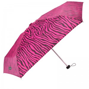 Mini paraguas de impresión de estilo de diseño personalizado pequeño mini fotografía de 5 pliegues