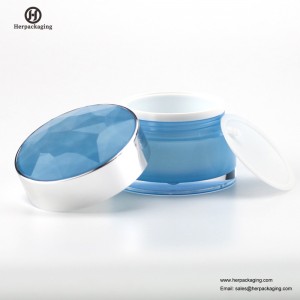 HXL212C Tarro cosmético vacío redondo Contenedor de doble pared Tarro para el cuidado de la piel