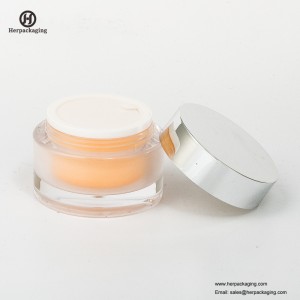 HXL213A tarro cosmético acrílico vacío redondo de lujo