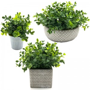 Artificial Realista Suculento Árbol Verde Planta Tropical Decoración Hogar Jardín