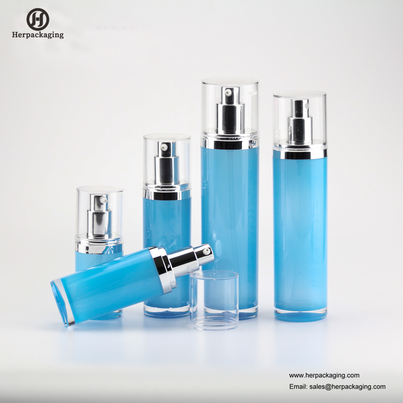 HXL312 Vacío acrílico crema sin aire y botella de loción envases cosméticos cuidado de la piel contenedor