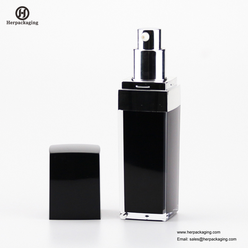 HXL314 Crema sin aire acrílica vacía y botella de loción envase cosmético envase para el cuidado de la piel