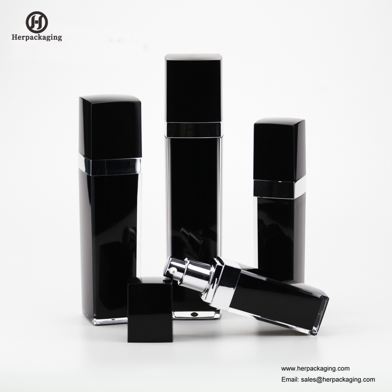 HXL314 Crema sin aire acrílica vacía y botella de loción envase cosmético envase para el cuidado de la piel