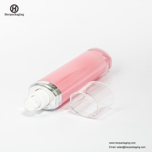 HXL319 Crema de acrílico vacía sin aire y botella de loción envase cosmético envase para el cuidado de la piel