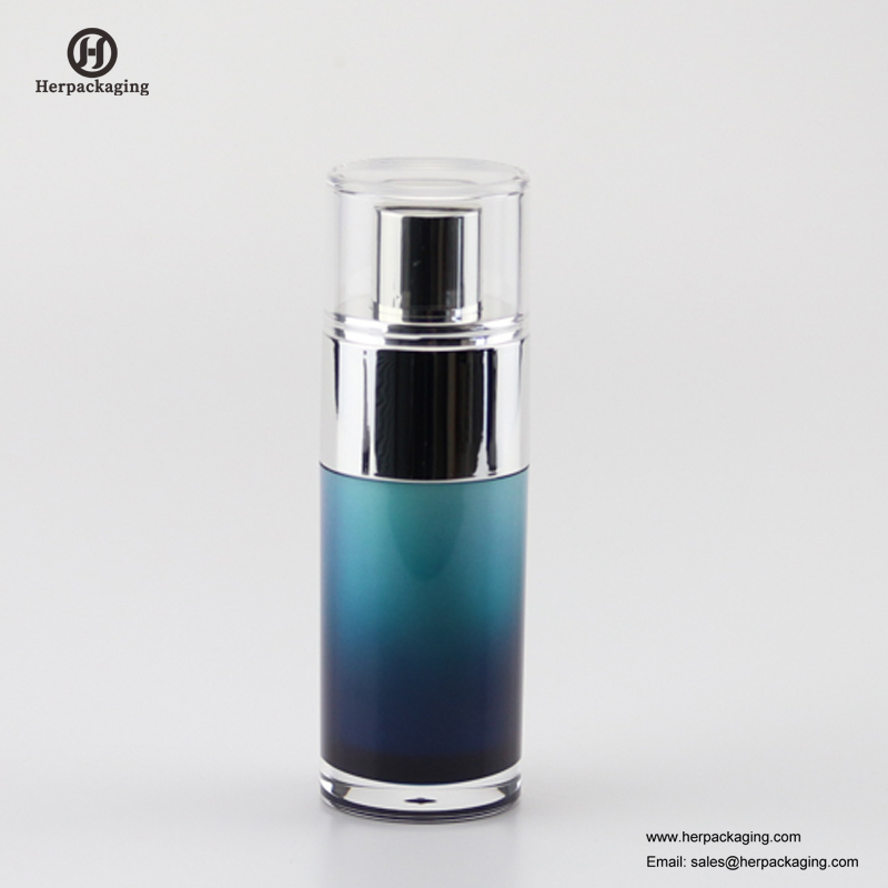 HXL432 Vacío acrílico sin aire crema y botella de loción envases cosméticos cuidado de la piel contenedor