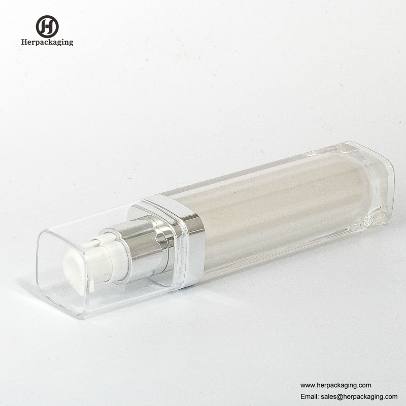 HXL3110 Crema sin aire acrílica vacía y botella de loción envase cosmético envase para el cuidado de la piel
