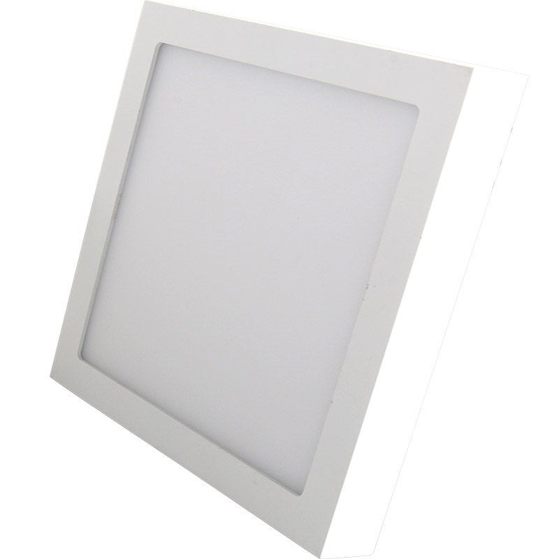 Iluminación LED de panel plano ultrafino TUV 3W 6W 9W 12W panel de luz LED cuadrado con panel de luz de alto brillo para ahorro de energía