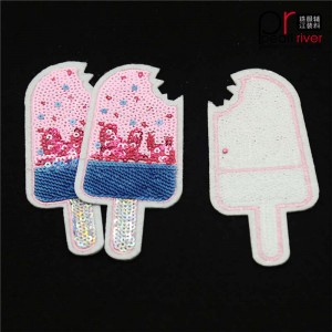 parche de lentejuelas de helado