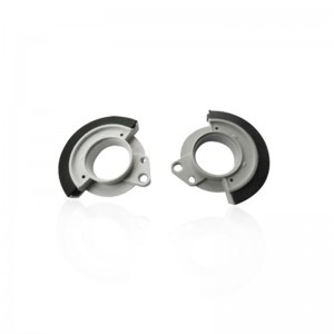 Piezas de plástico de moldeo por inyección de doble color.