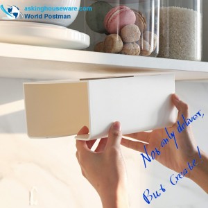 Sin punzón, pegar el soporte de tejido de pared